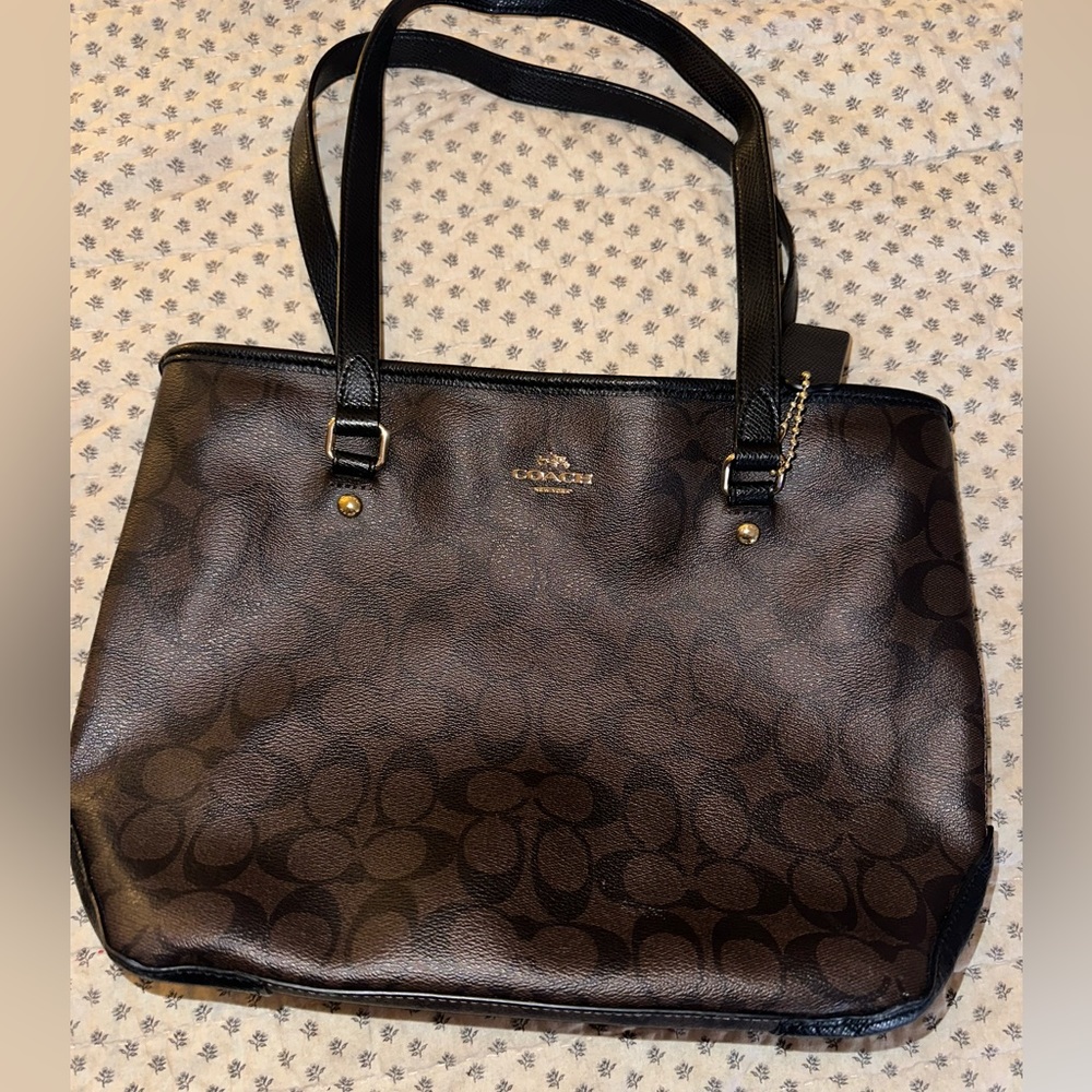 Brown Coach Tote
